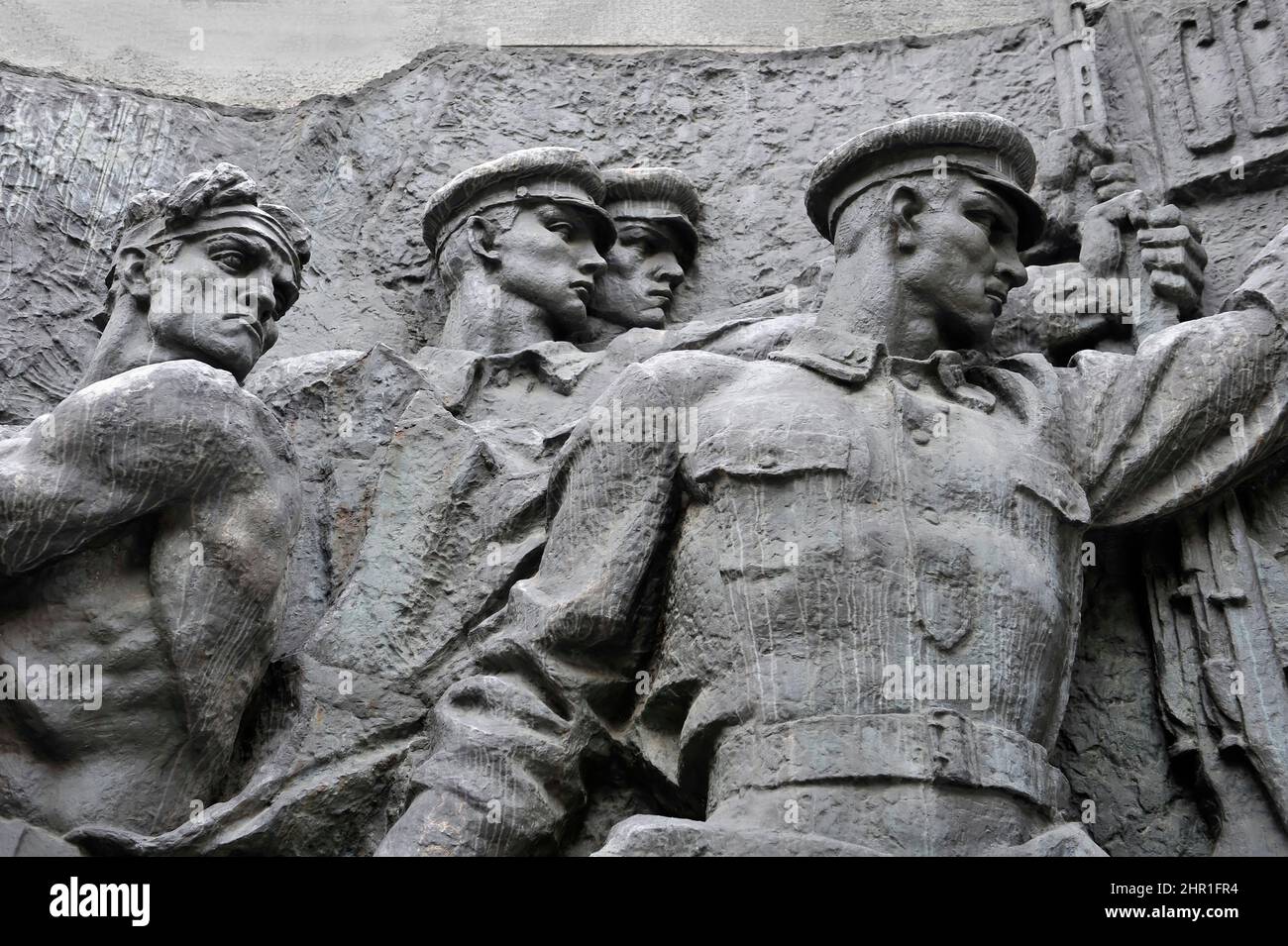 Kiev-Ukraine, March 31, 2014: Soviet World War Soldiers Monument, Kiev, Ukraine Stock Photo