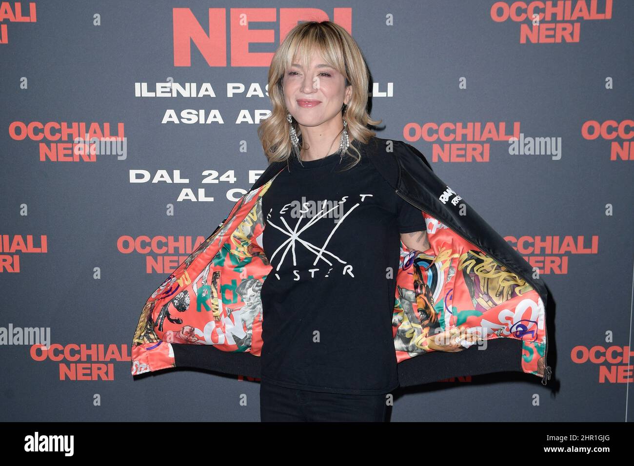 Rome, Italy. 24th Feb, 2022. Asia Argento attends the premiere of the movie  Occhiali neri at the Cinema Adriano. Credit: SOPA Images Limited/Alamy Live  News Stock Photo - Alamy