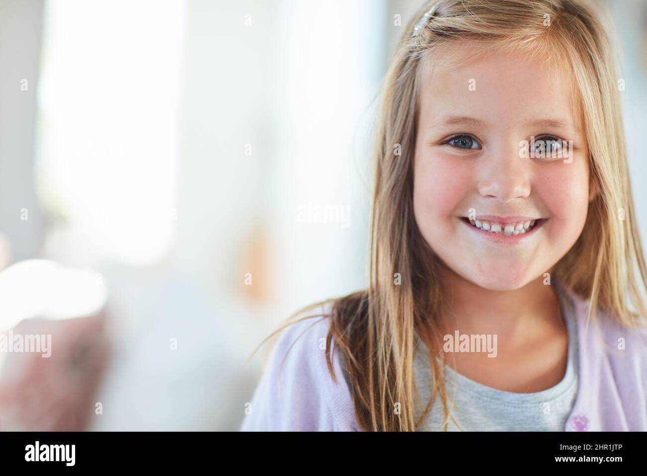 Little girl with blonde hair and the world hi-res stock photography and ...
