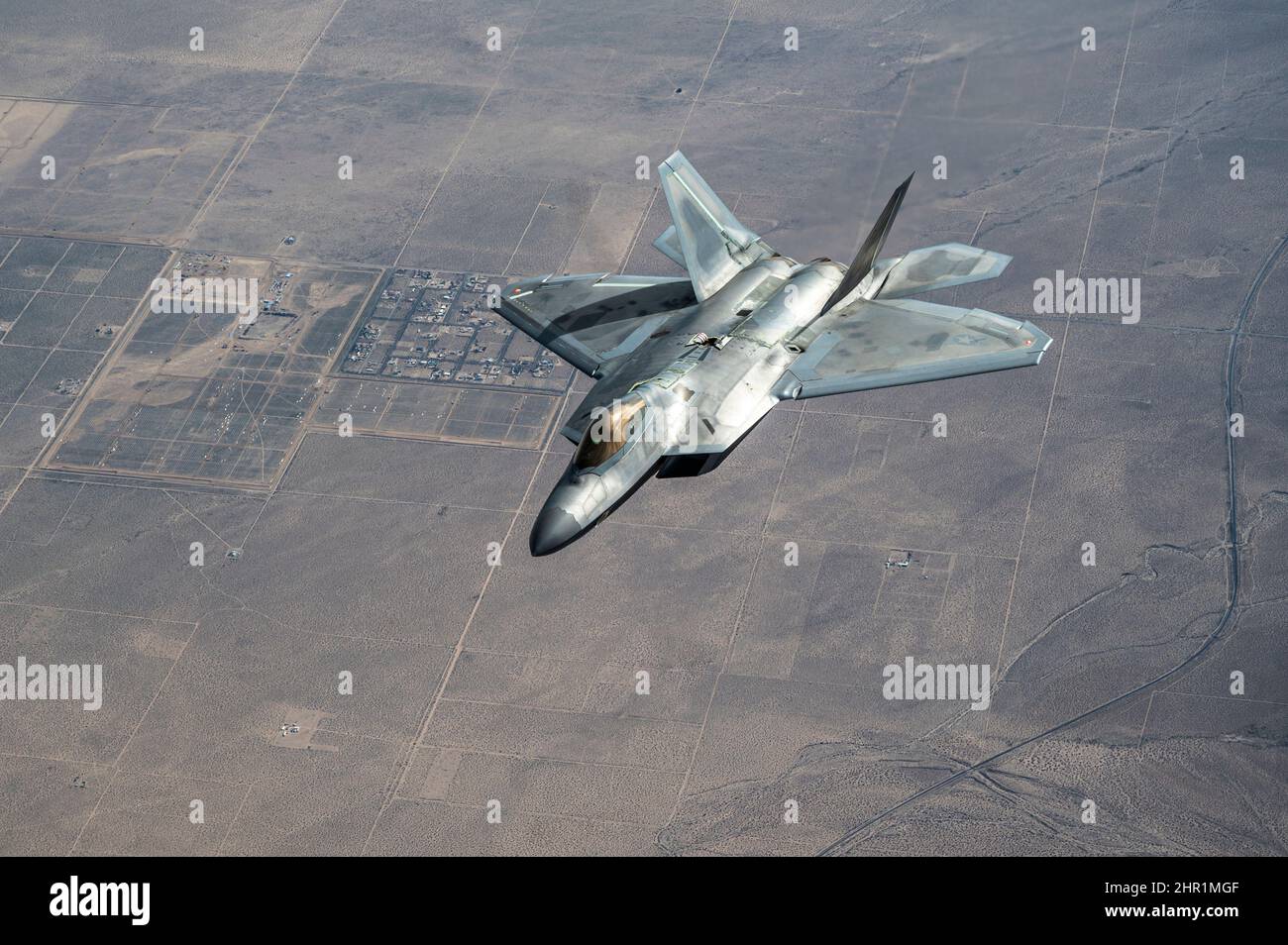 A U.S. Air Force F-22 Raptor from the 411th Flight Test Squadron ...