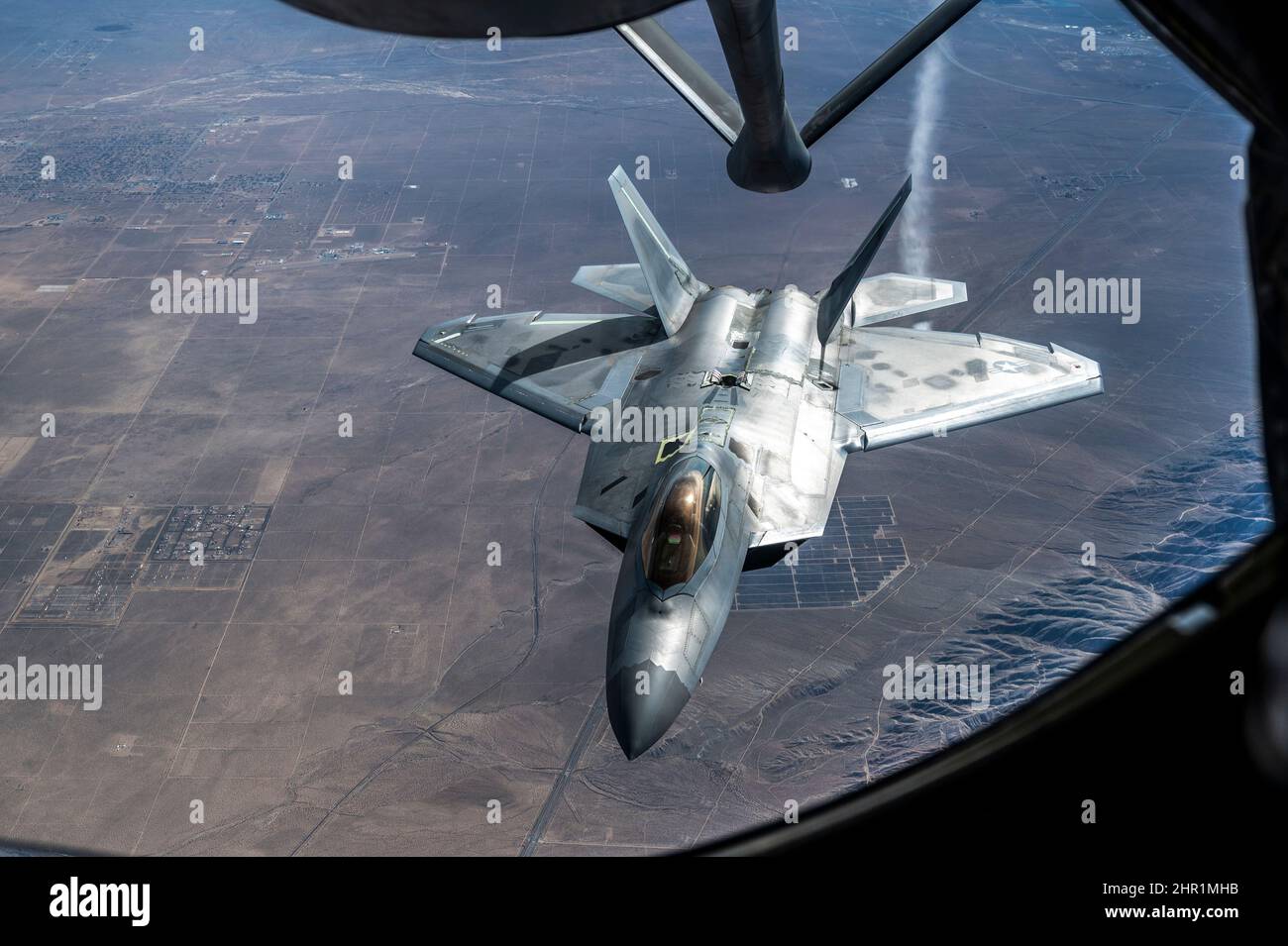 A U.S. Air Force F-22 Raptor from the 411th Flight Test Squadron ...