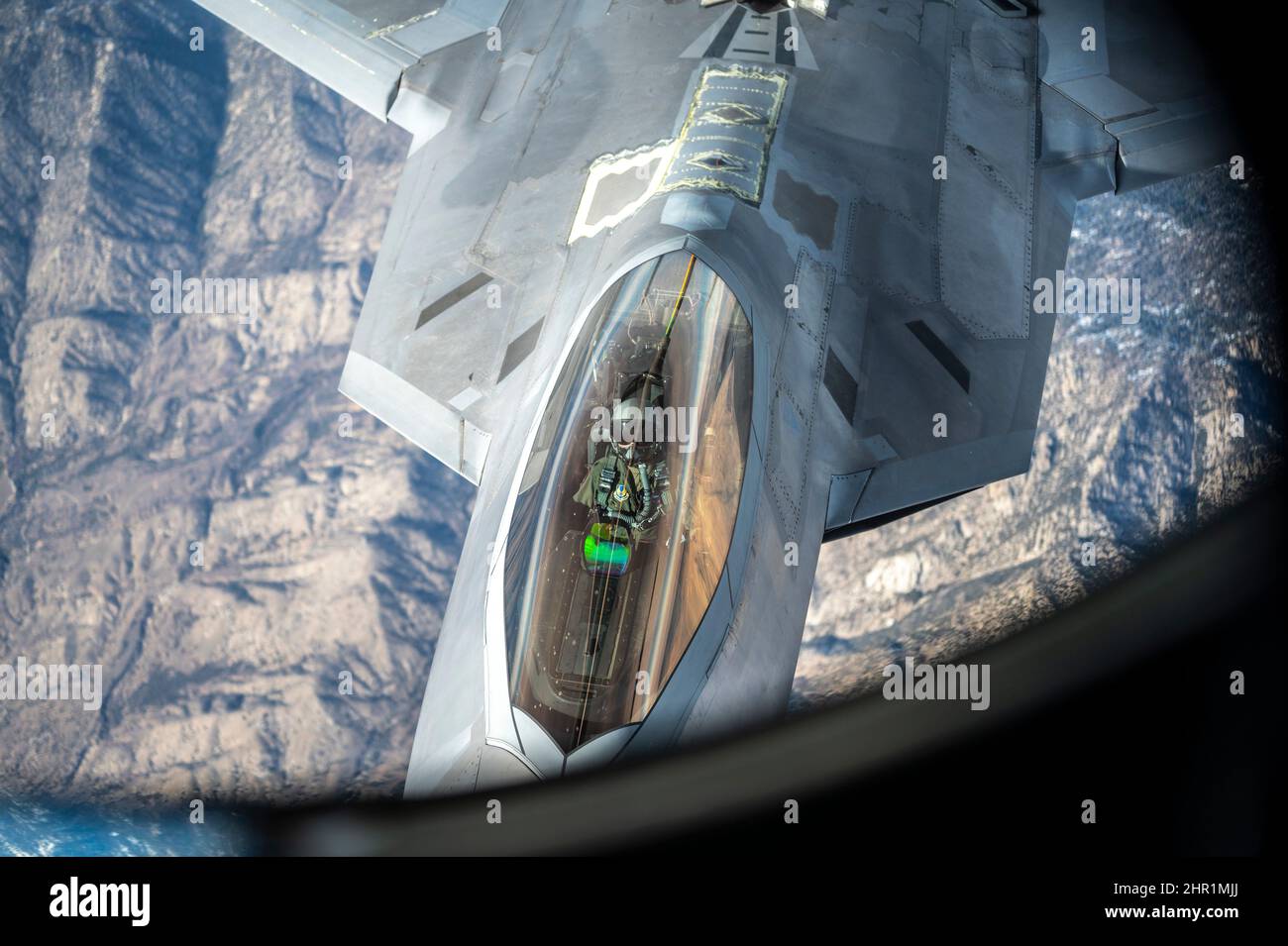 A U.S. Air Force F-22 Raptor from the 411th Flight Test Squadron ...