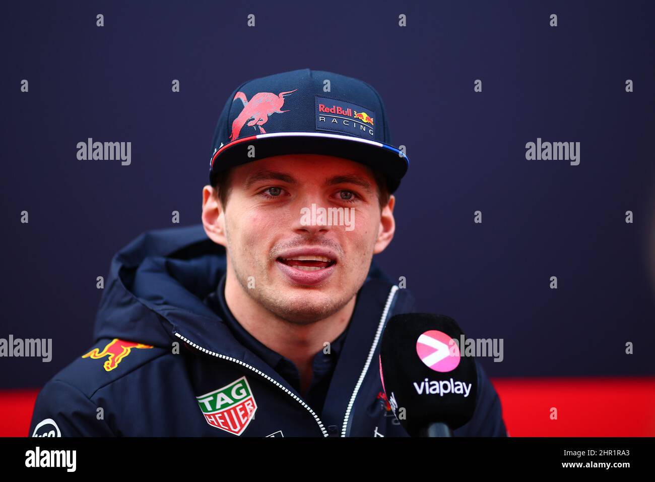 Barcelona, Spain. 24th Feb, 2022. Max Verstappen (NED) - RedBull RB18 during the Formula 1 Championship Pre-season test session prior the 2022 FIA Formula One World Championship on February 24, 2022 at the Circuit de Barcelona-Catalunya in Barcelona, Spain (Photo by Alessio De Marco/LiveMedia/Sipa USA) Credit: Sipa US/Alamy Live News Stock Photo
