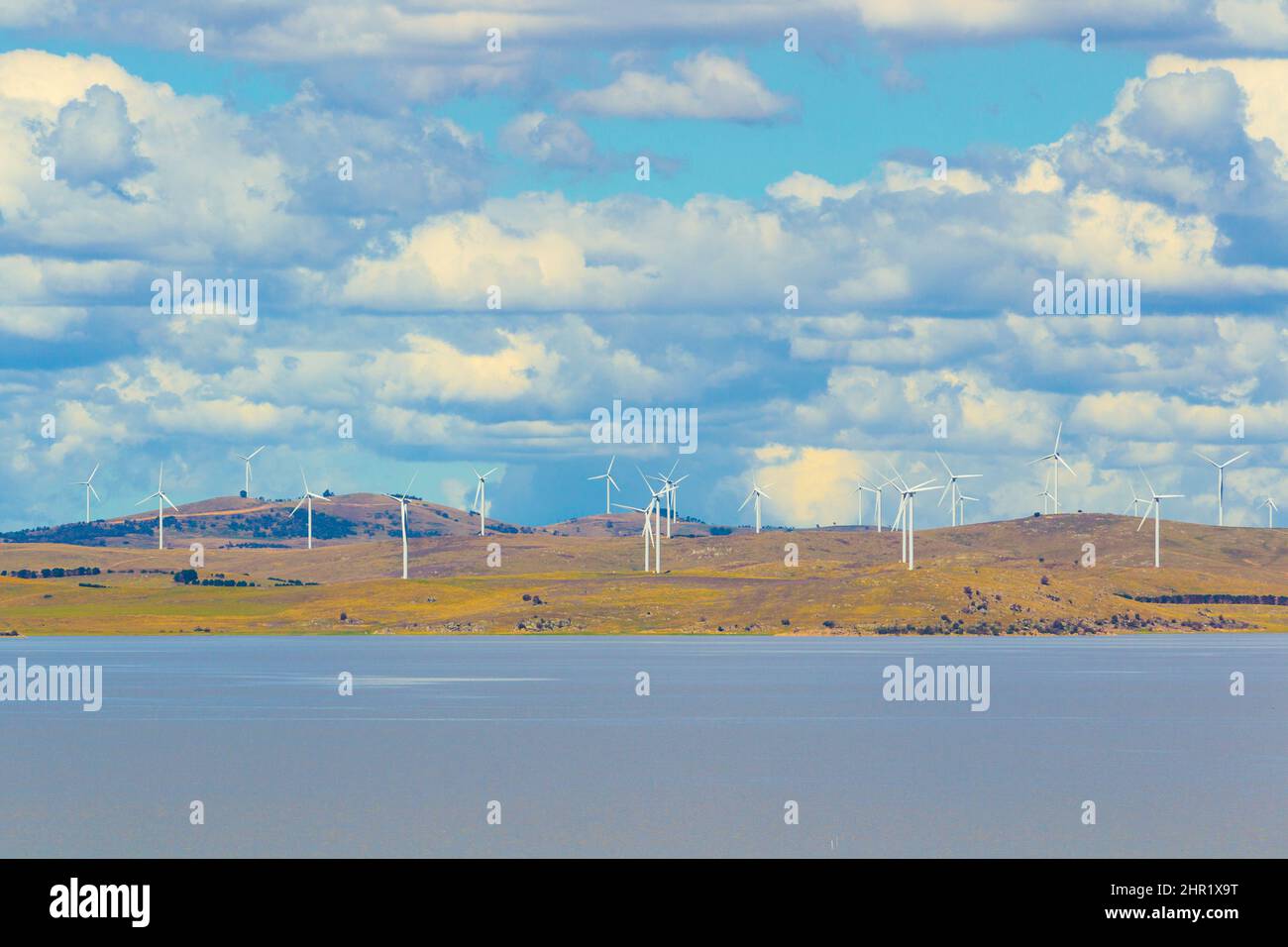Lake in New South Wales, Australia, seen from the Weereewa