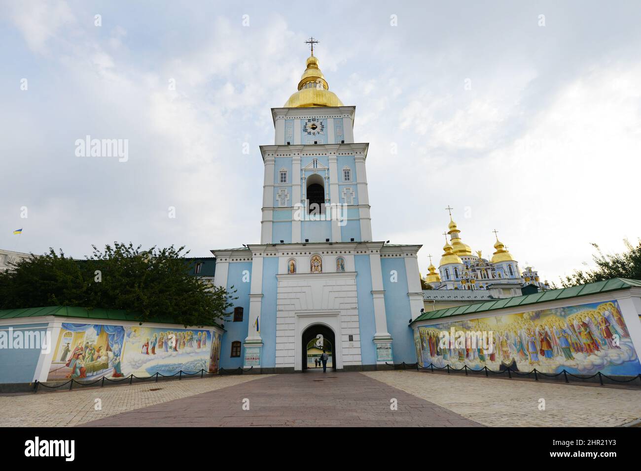 St Michael's Church at the St. Michael's Golden-Domed Monastery in Kyiv, Ukraine. Stock Photo