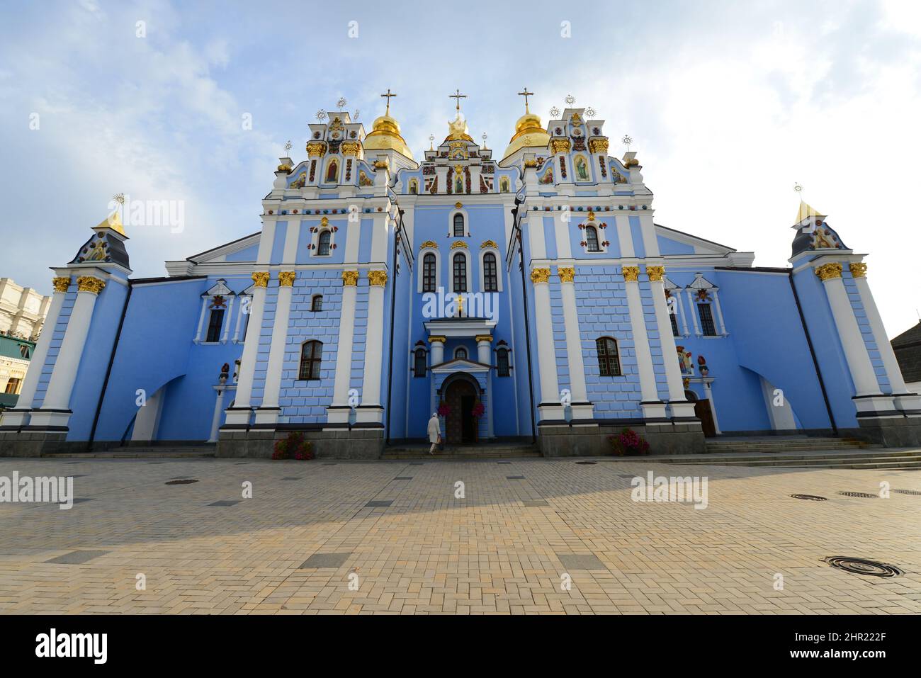 St Michael's Church at the St. Michael's Golden-Domed Monastery in Kyiv, Ukraine. Stock Photo