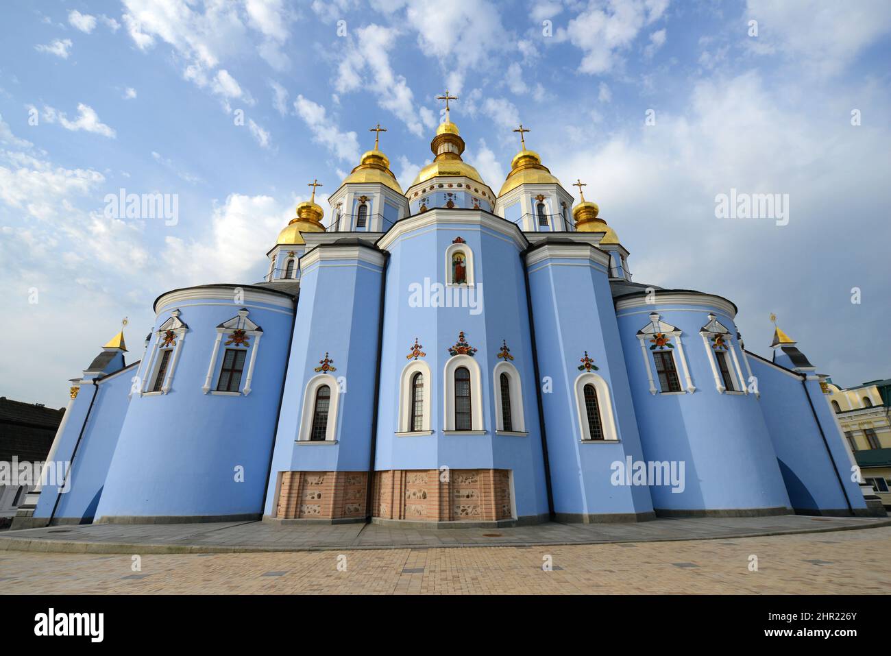 St Michael's Church at the St. Michael's Golden-Domed Monastery in Kyiv, Ukraine. Stock Photo