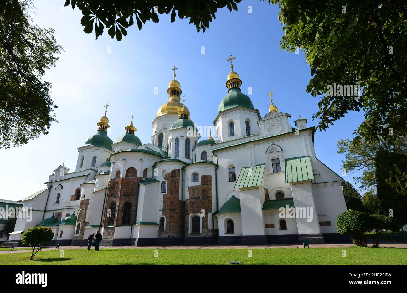 St. Sophia's Cathedral in the heart of Kyiv, Ukraine. Stock Photo