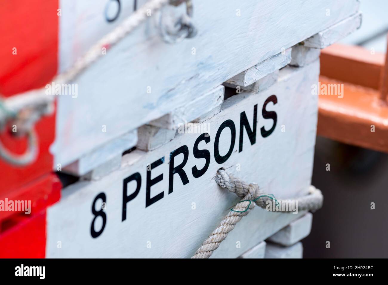 Designed to support 8 people these historic life rafts are simply ...