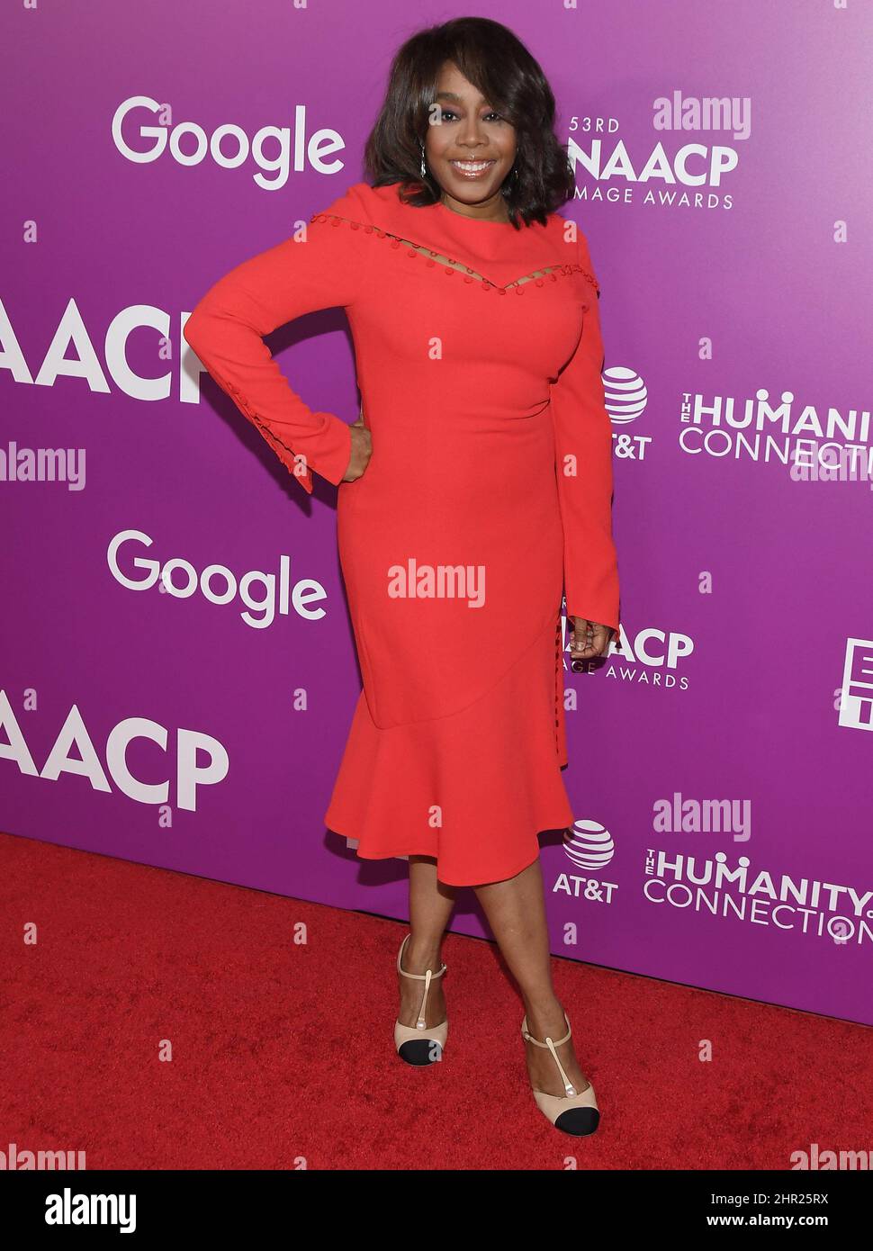 Los Angeles, USA. 24th Feb, 2022. Deborah Riley Draper arrives at the ...