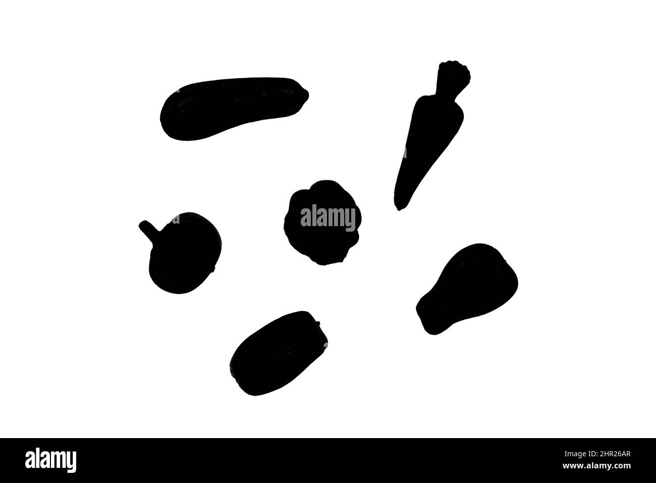 Carrot Black and White Stock Photos & Images - Alamy