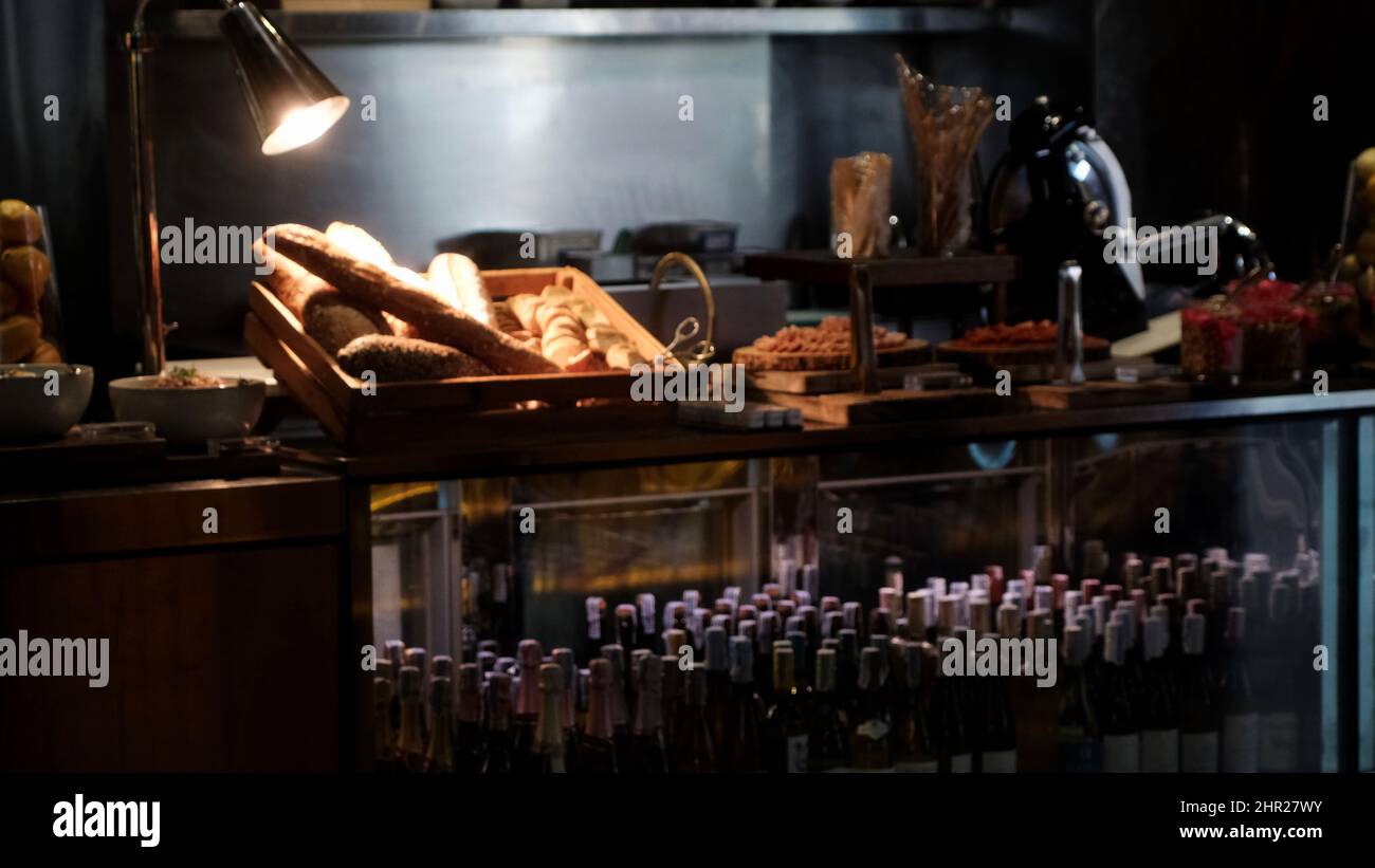 W Bangkok The Kitchen Table Restaurant Chong Nonsi Bang Rak Stock Photo ...
