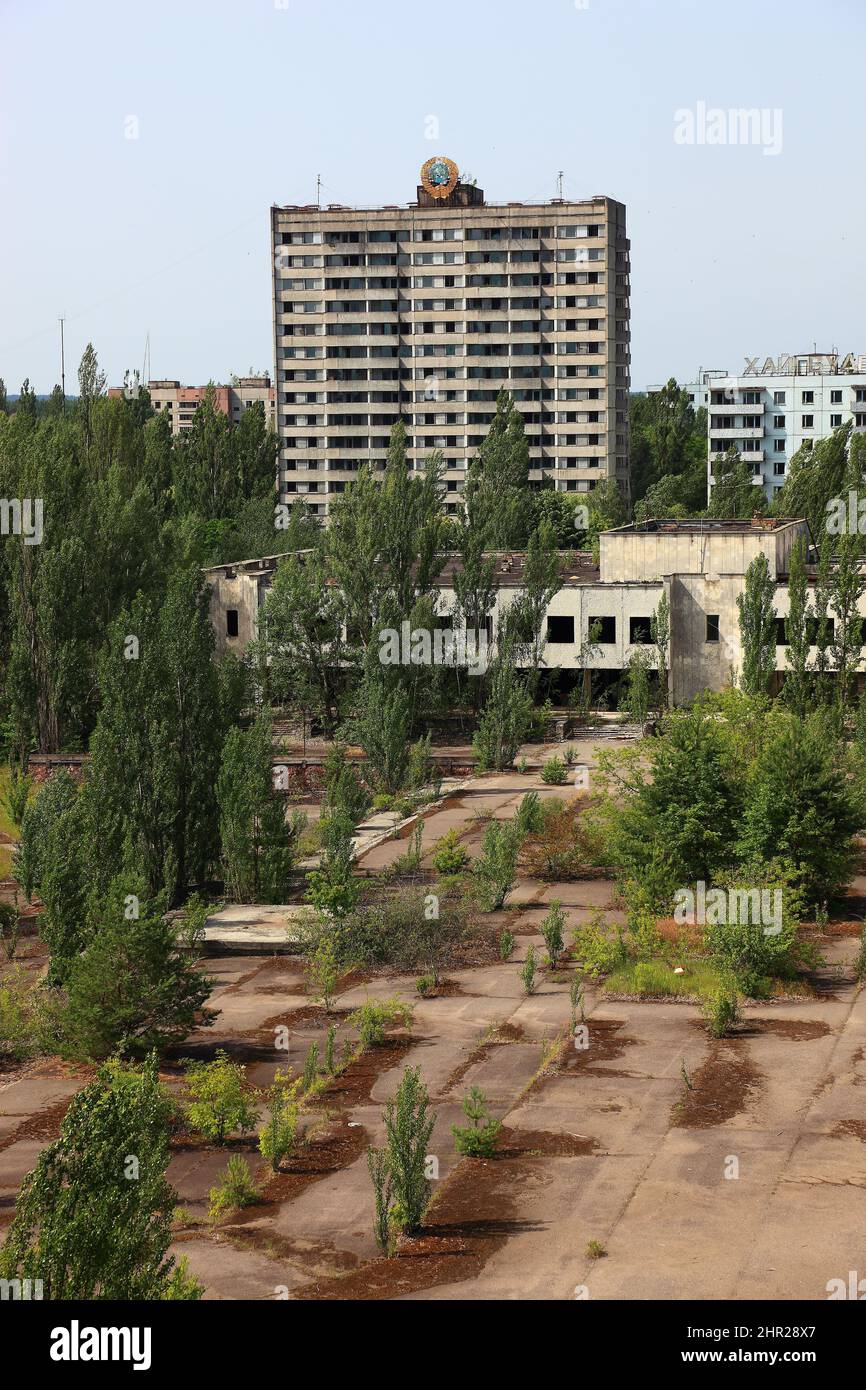 Ukraine, in the restricted and uninhabitable 30 kilometer zone around