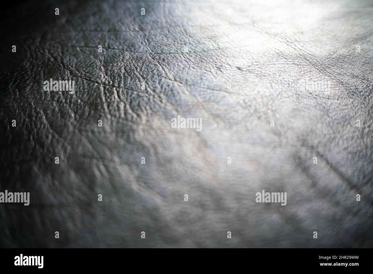 Genuine black vegetable tanned leather crafts background, Cowhide