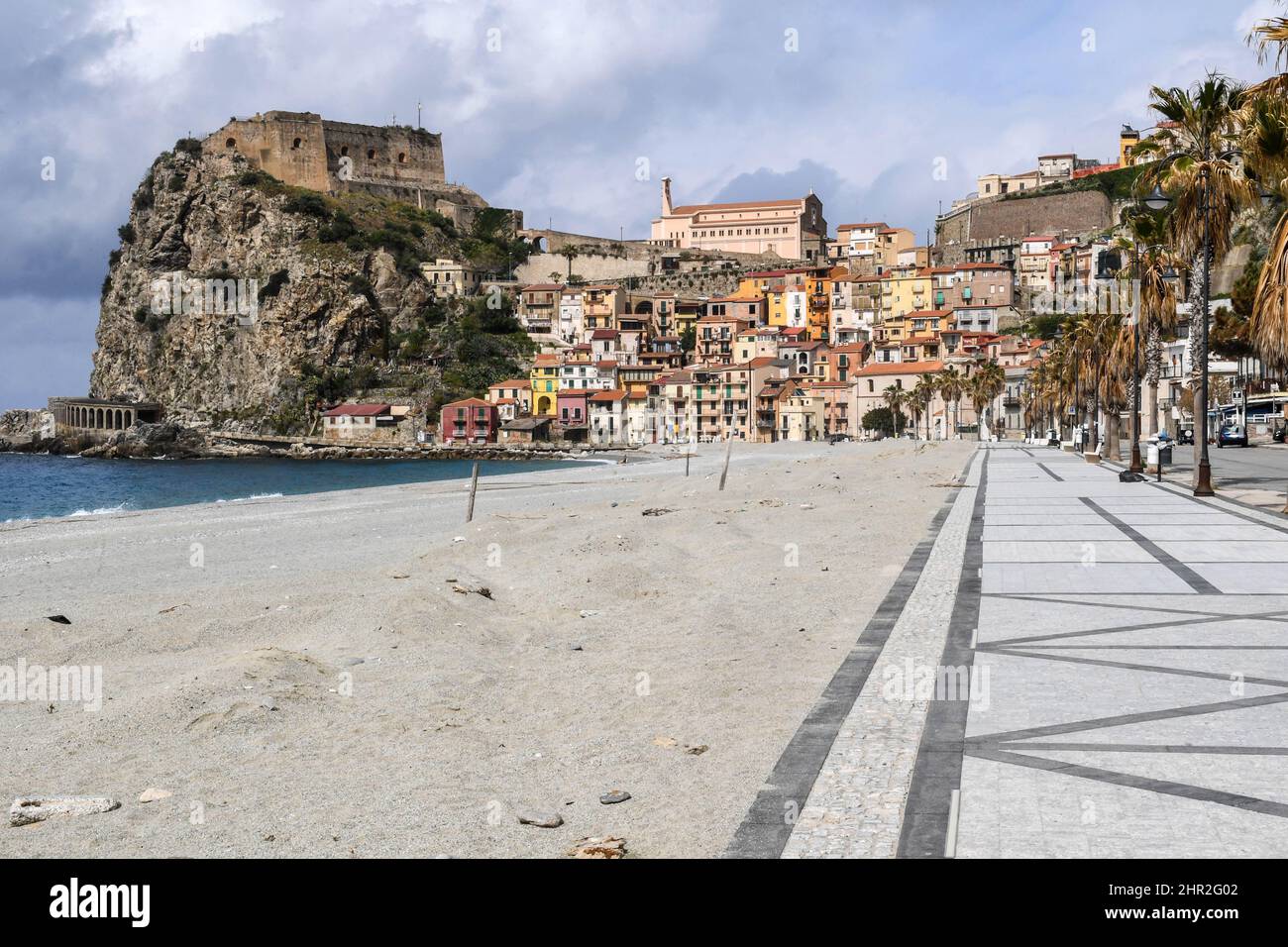 Italy, Calabria, Reggio Calabria, Scilla, the beach Stock Photo