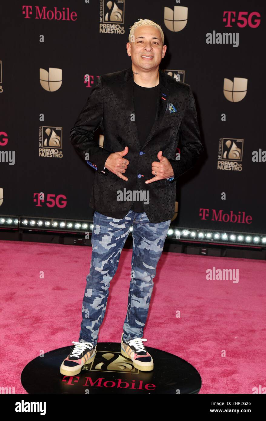 MIAMI, FLORIDA - FEBRUARY 24: DJ Nelson attends Univision's 34th ...