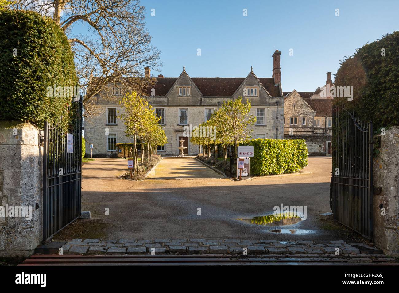 Froyle Park Country Estate, a wedding and conference venue in a 16th Century Jacobean manor house, Hampshire, England, UK Stock Photo