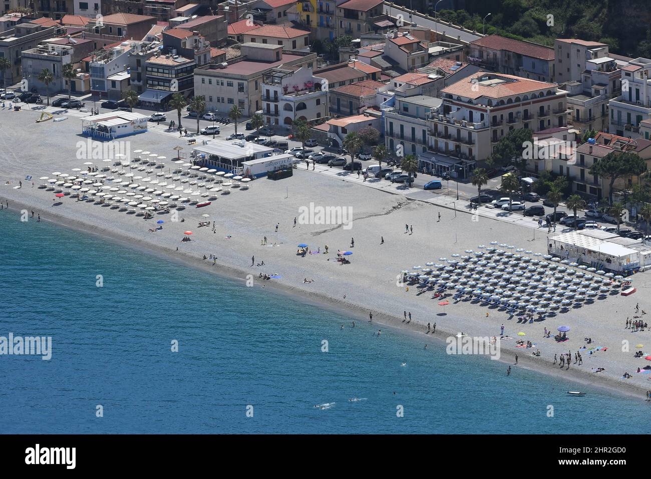 Italy, Calabria, Reggio Calabria, Scilla, the beach Stock Photo - Ala…