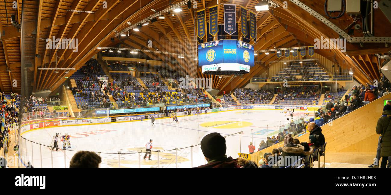 Impressions from the Vaillant Arena at the home game of HC Davos