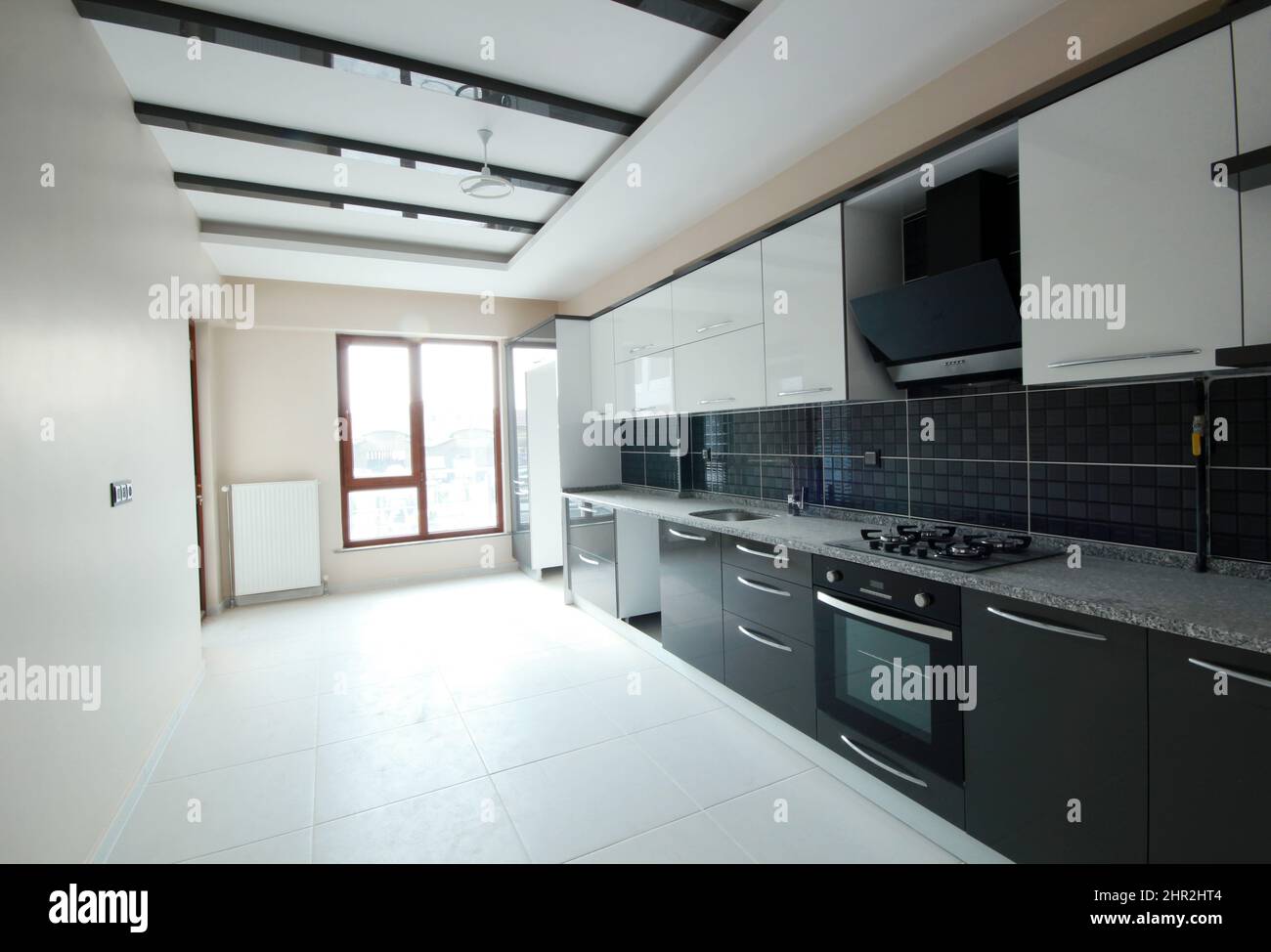 modern and new kitchen interior view Stock Photo - Alamy
