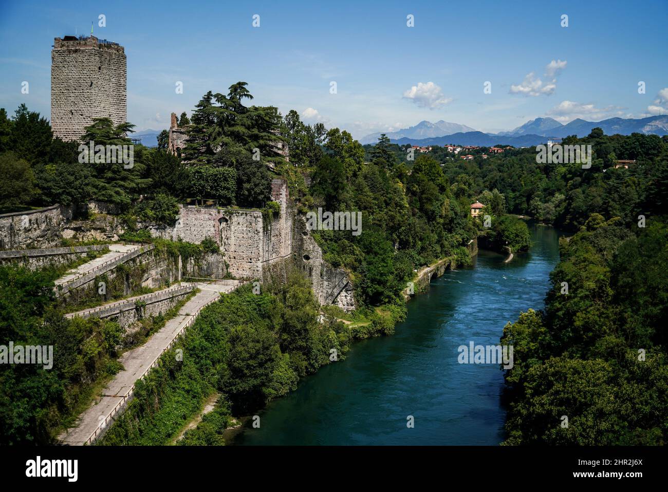 Trezzo Visconteo tower hi-res stock photography and images - Alamy