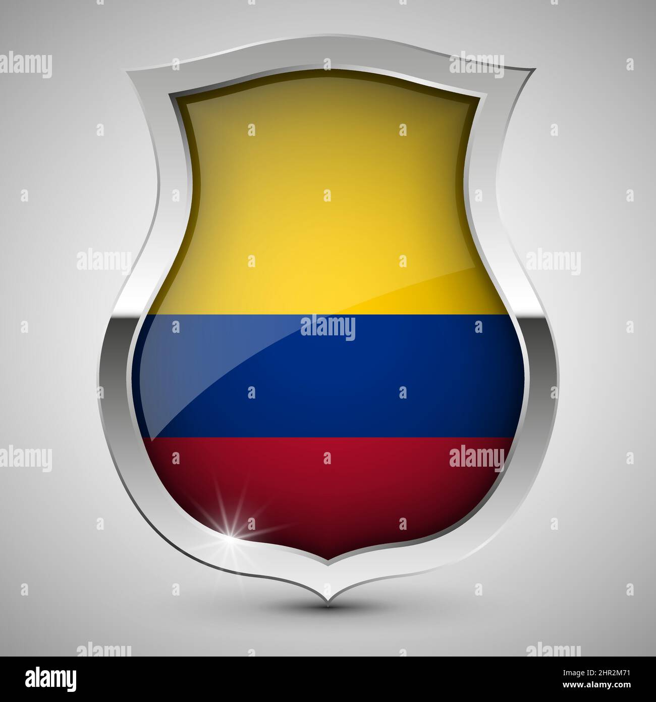 Soccer Team Badge Blue and Yellow Color Stock Vector - Illustration of  banner, label: 132875930