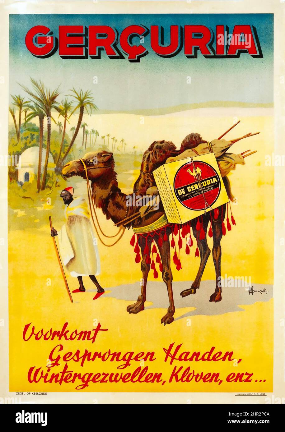 CAMEL Black Hair Dye old vintage box & contents antique advertising animal sign 