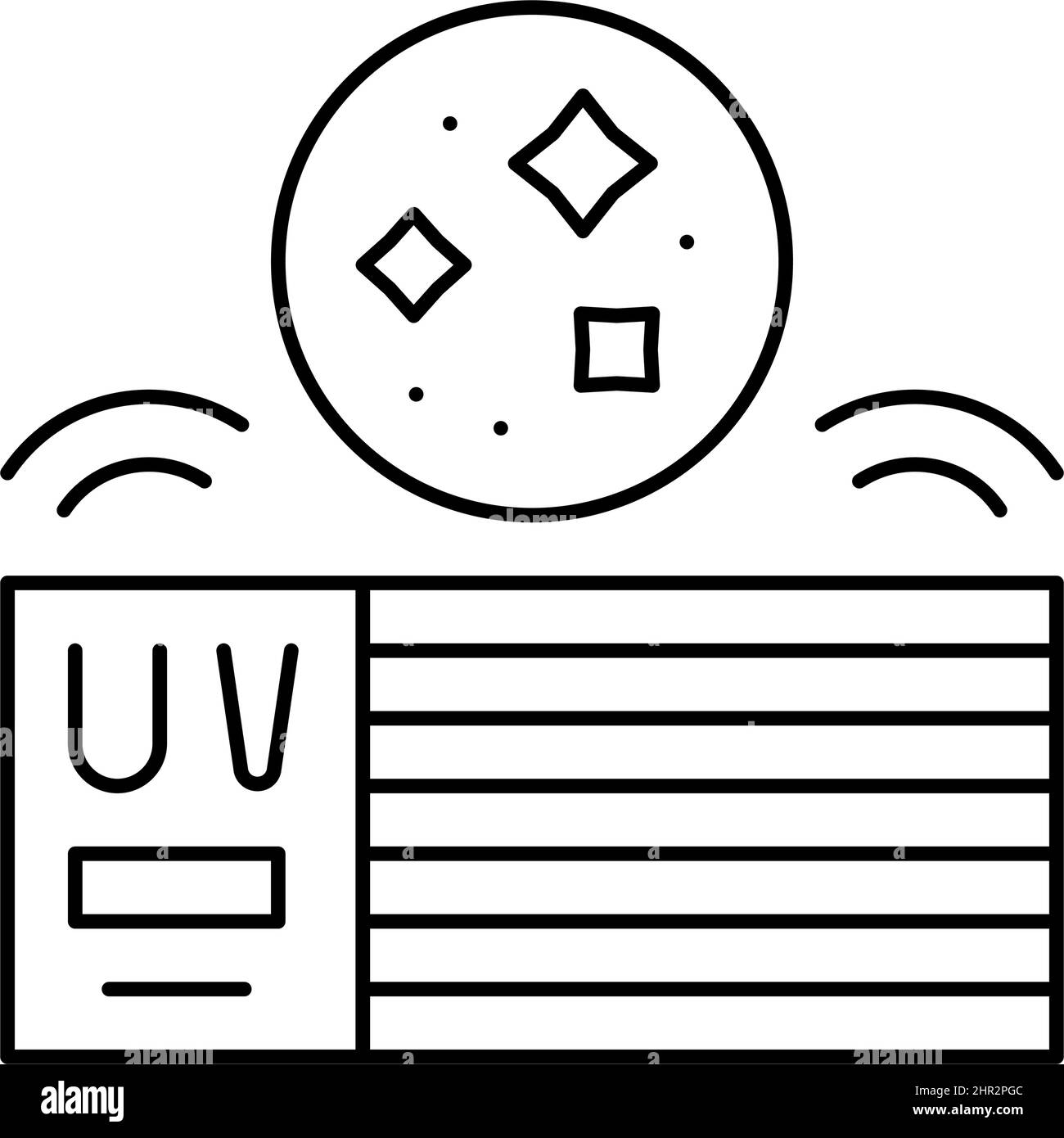 house air filtration system line icon vector illustration Stock Vector ...