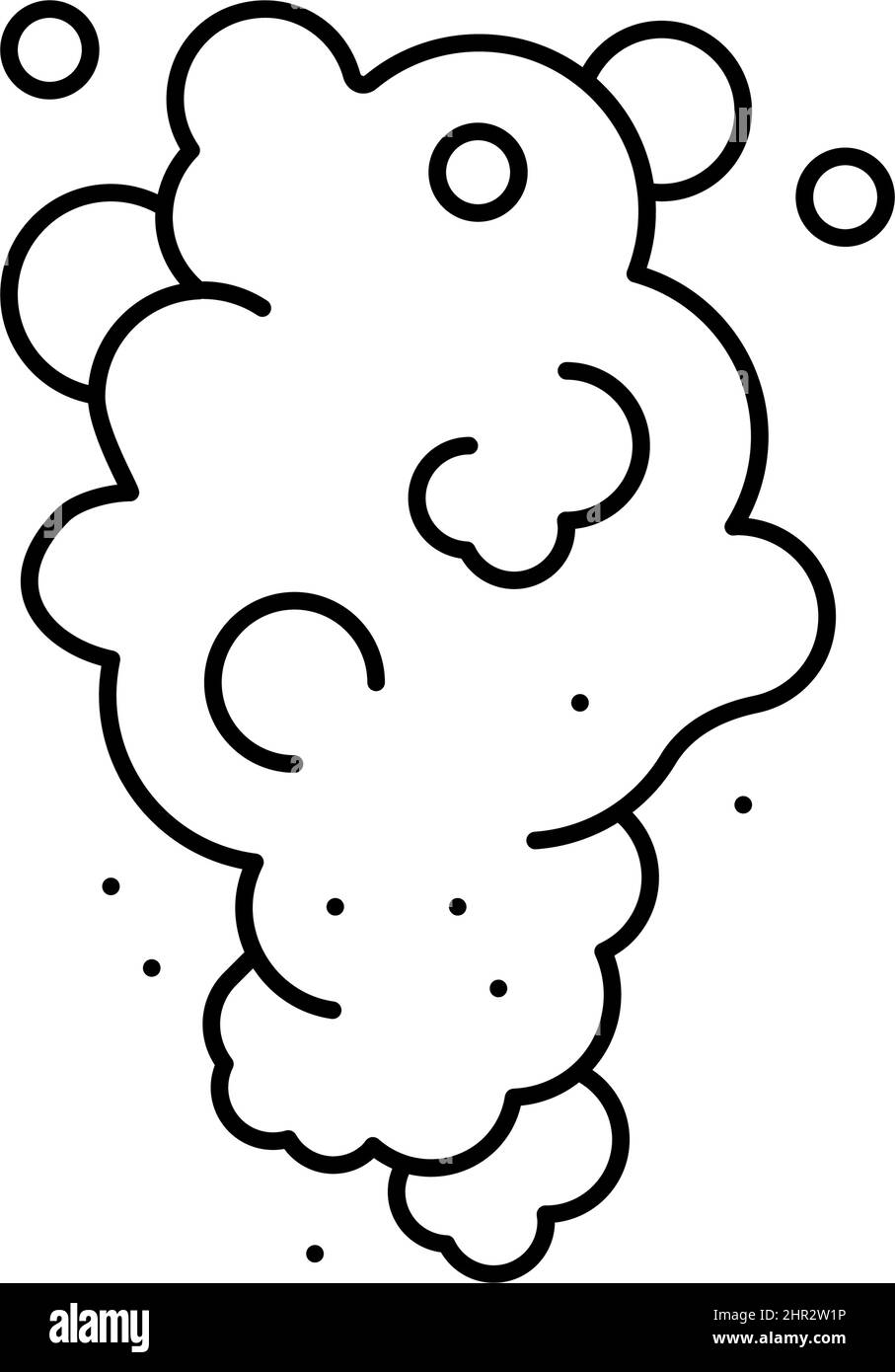 steam smoke line icon vector illustration Stock Vector Image & Art - Alamy