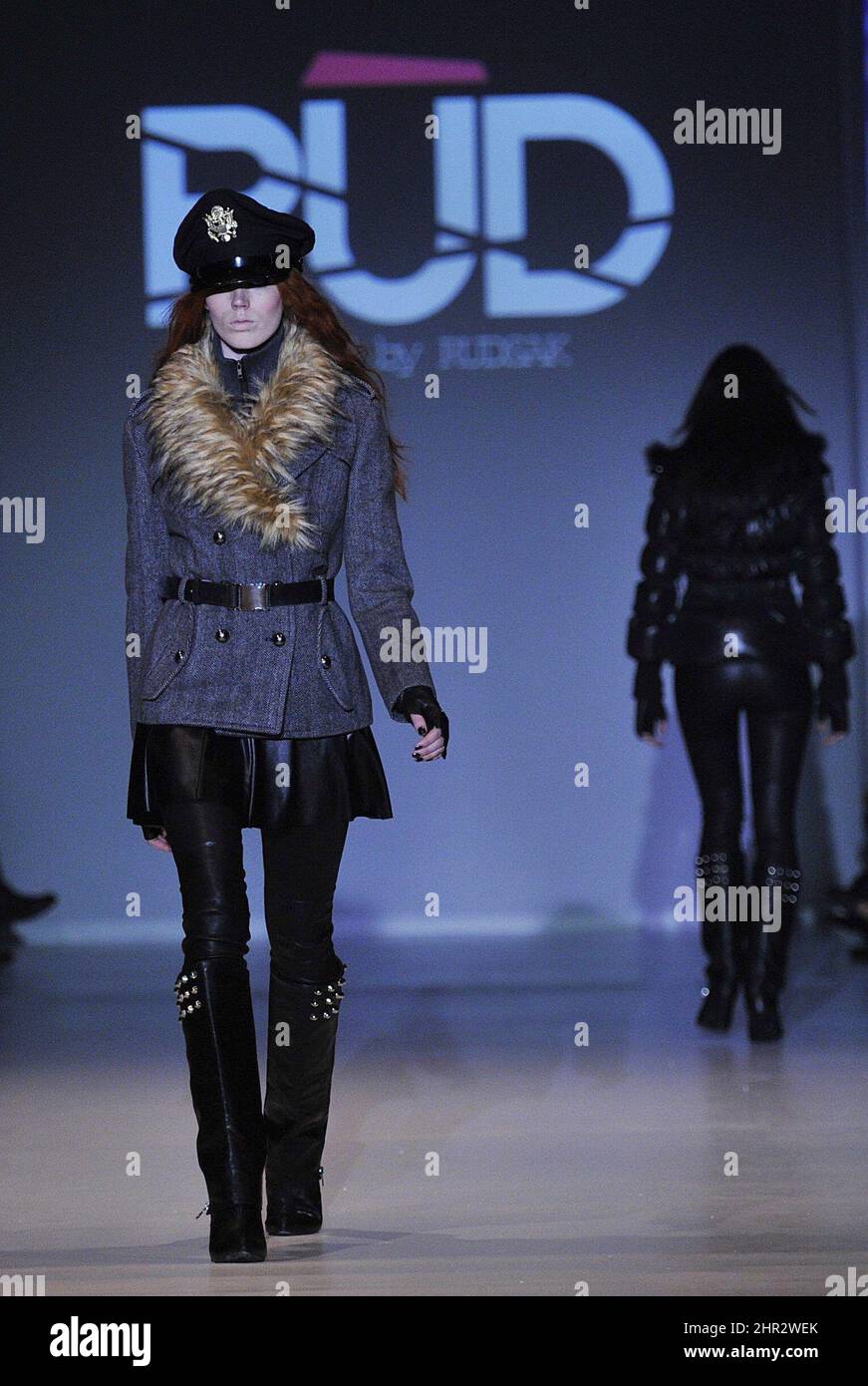 Models wear designs by RUD styled by Rudsak during Montreal Fashion ...