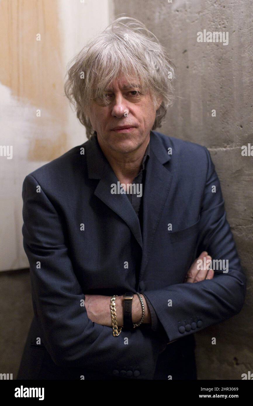 Sir Bob Geldof poses for a photo in Toronto as he promotes his new