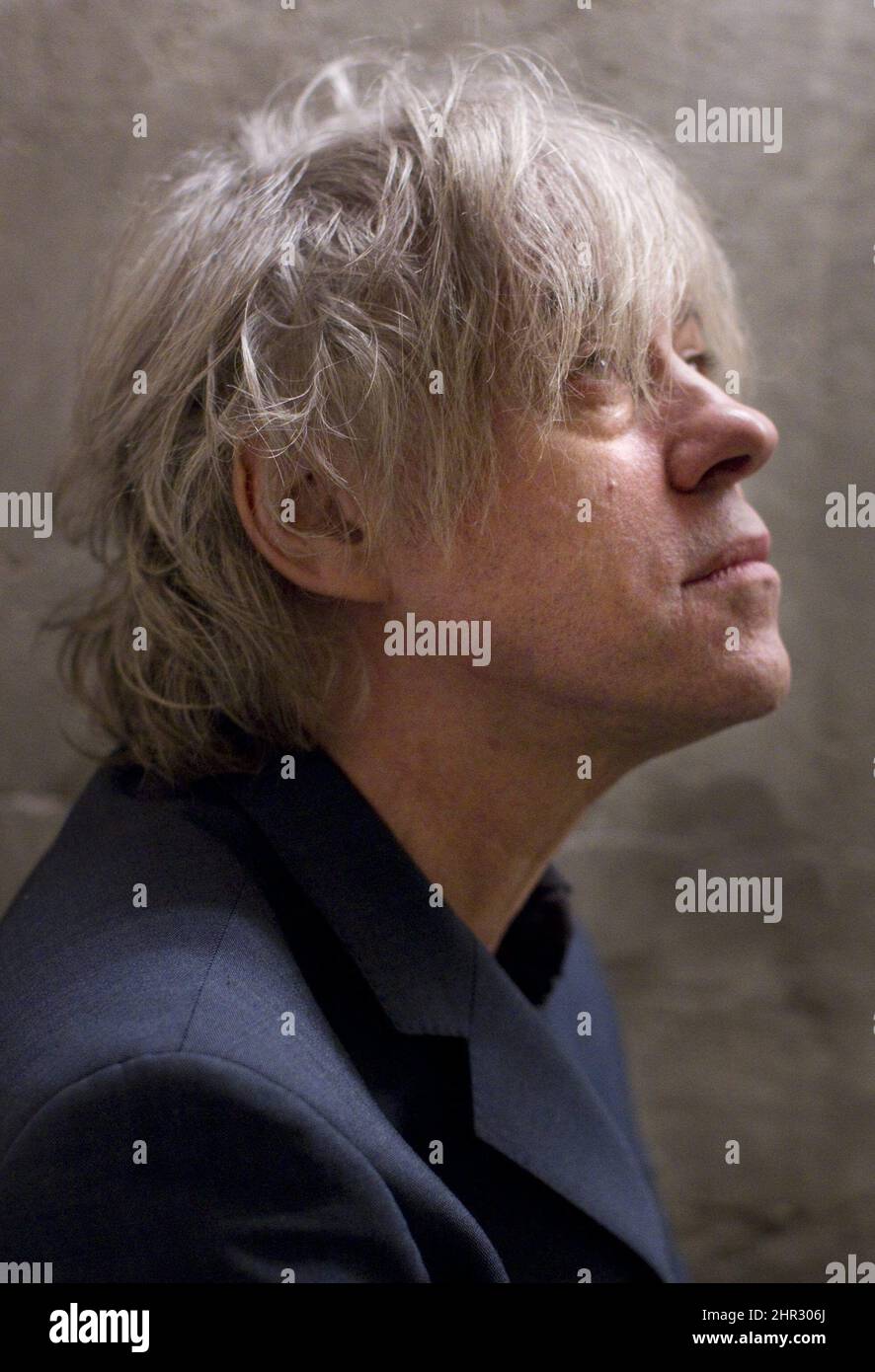 Sir Bob Geldof poses for a photo in Toronto as he promotes his new