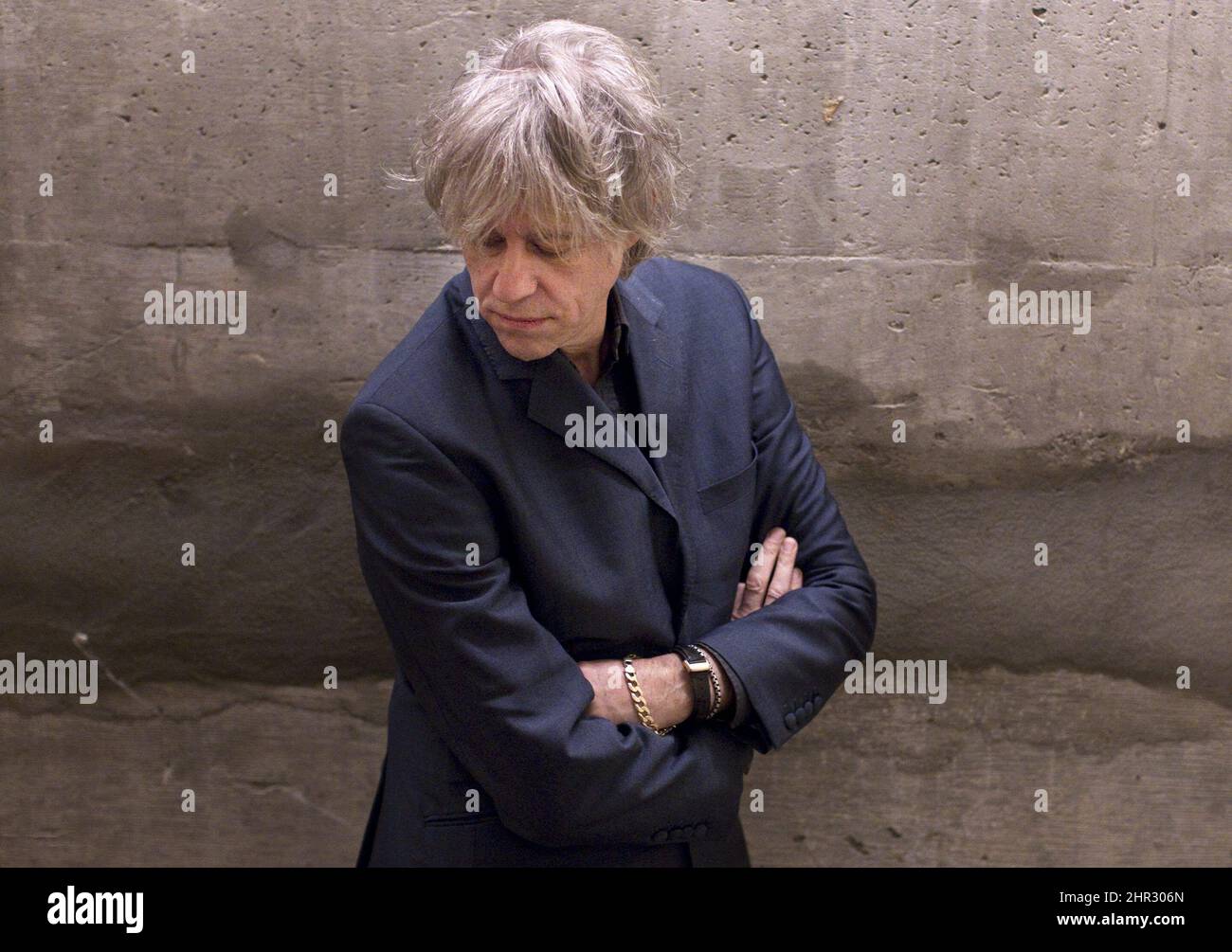 Sir Bob Geldof poses for a photo in Toronto as he promotes his new