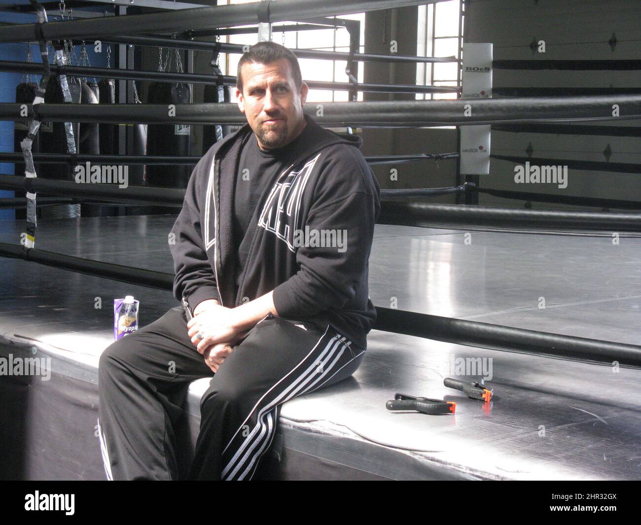 Veteran referee (Big) John McCarthy, shown in a handout photo, remains