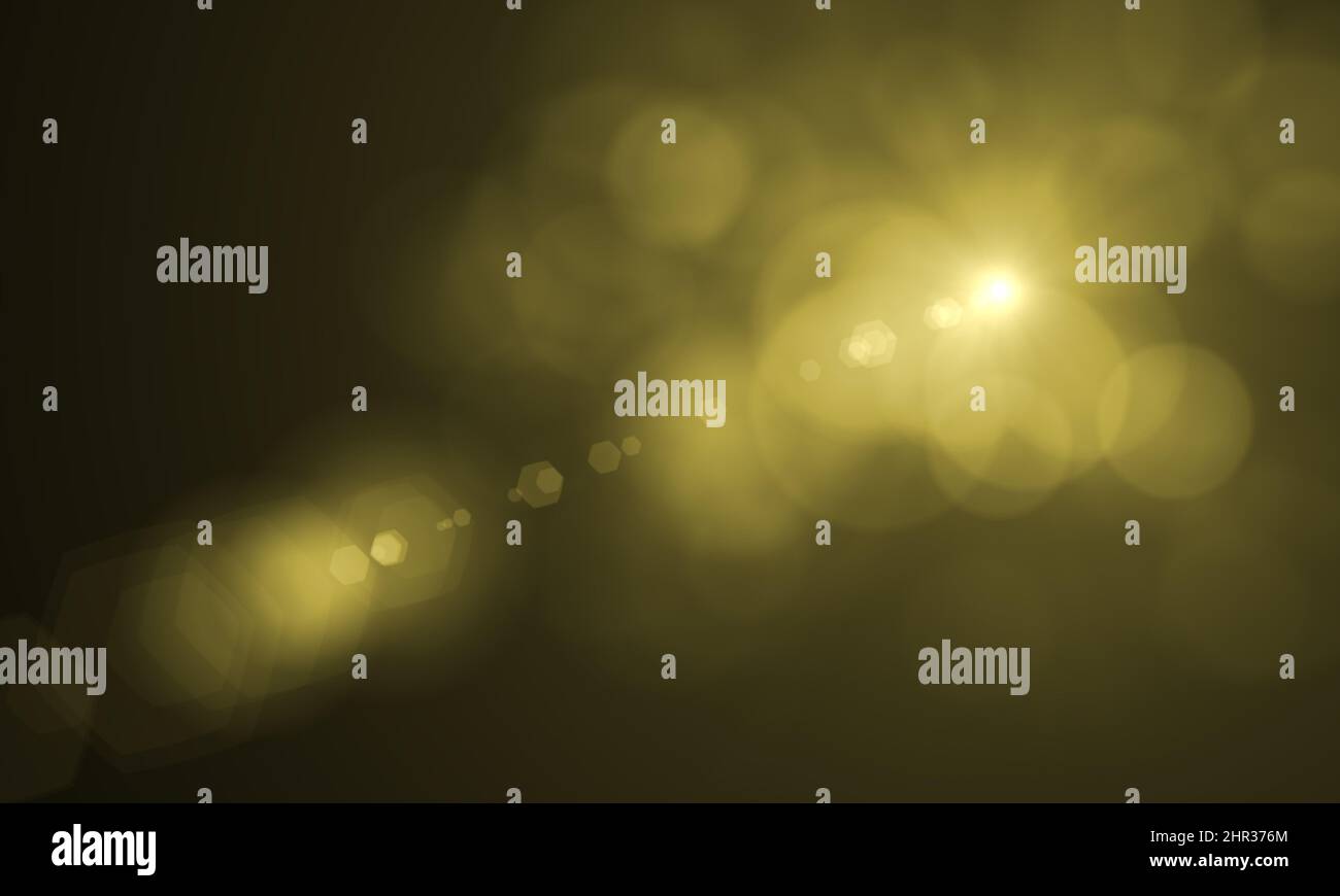 Lens Flare light over background. Easy to add overlay or screen filter