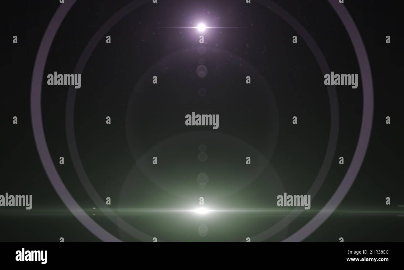 Lens Flare light over background. Easy to add overlay or screen filter