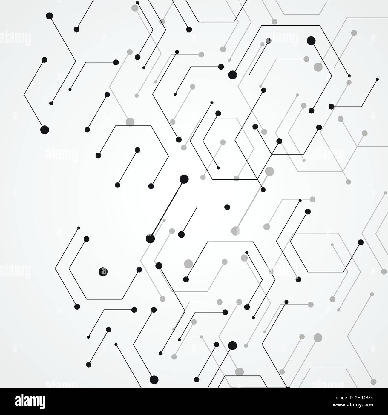 Molecular structure pattern background. Vector technology design Stock ...