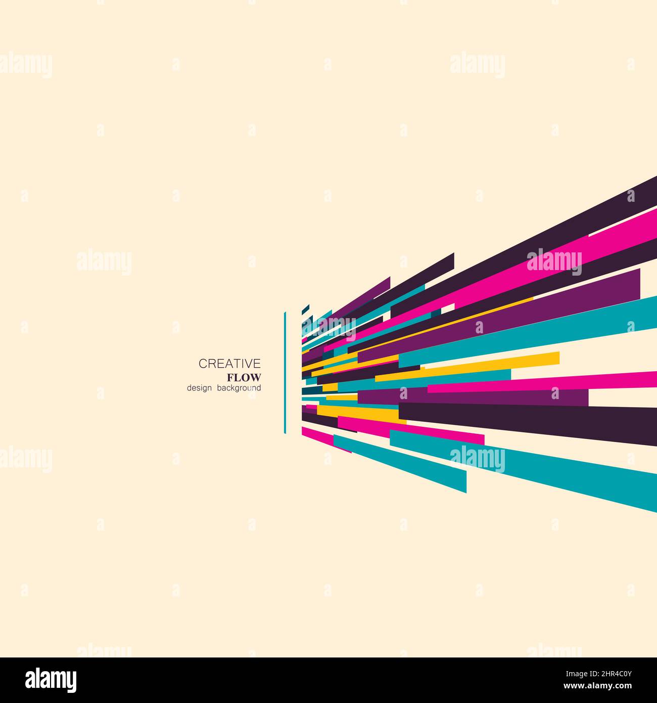 Abstract straight lines in modern vector style Stock Vector Image & Art