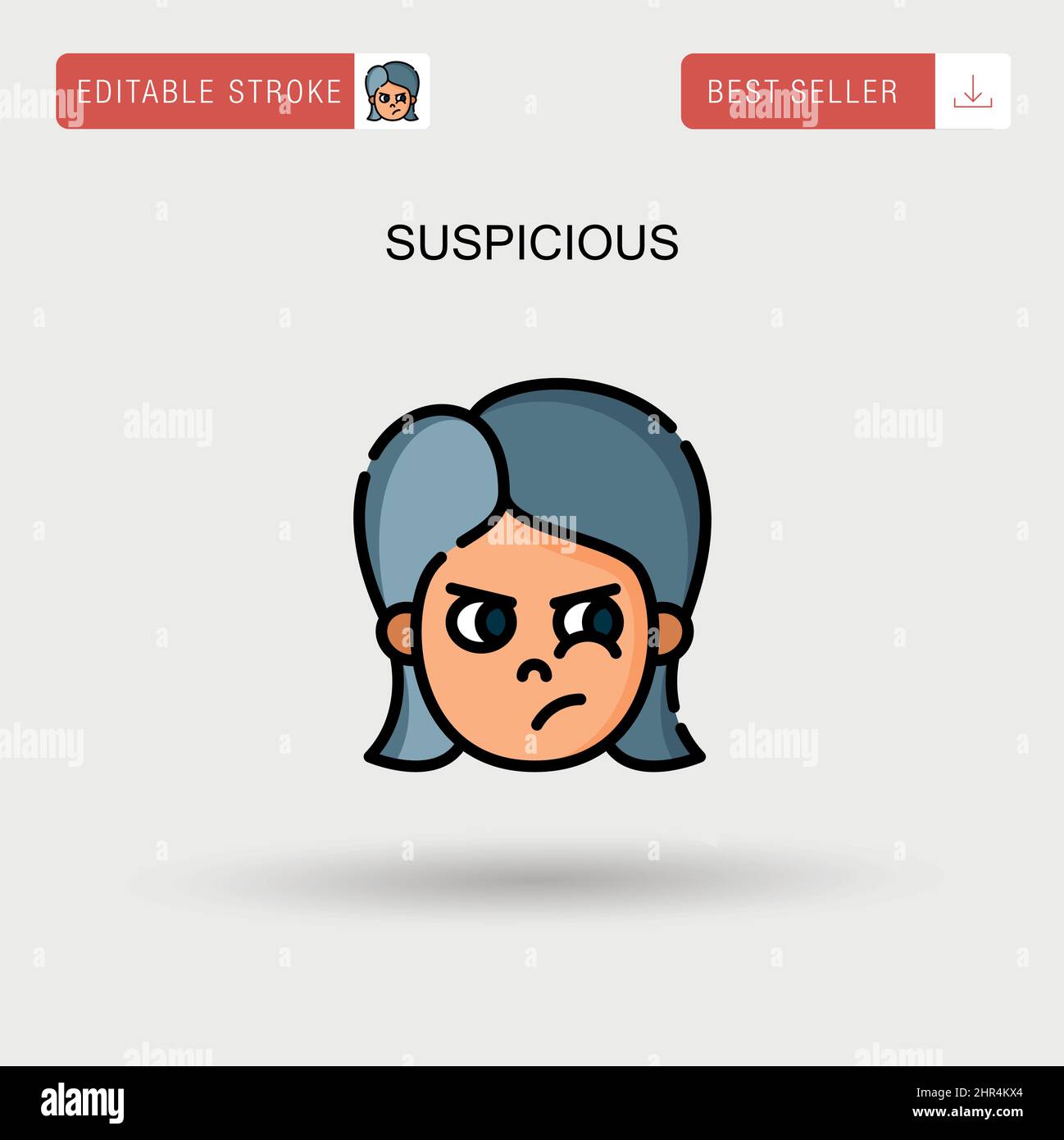 Suspicious looking Stock Vector Images - Alamy