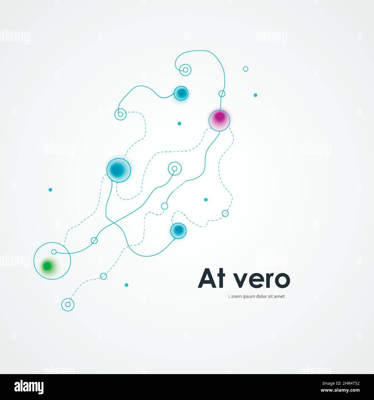 Abstract pattern with color lines and circles. Motion shapes texture ...