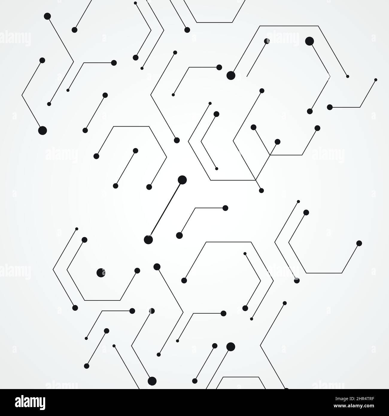 Molecular structure pattern background. Vector technology design Stock ...