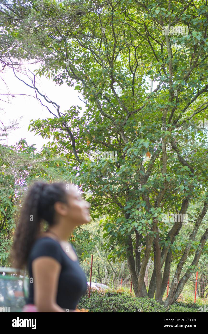 Vertical shot cute female hi-res stock photography and images - Alamy