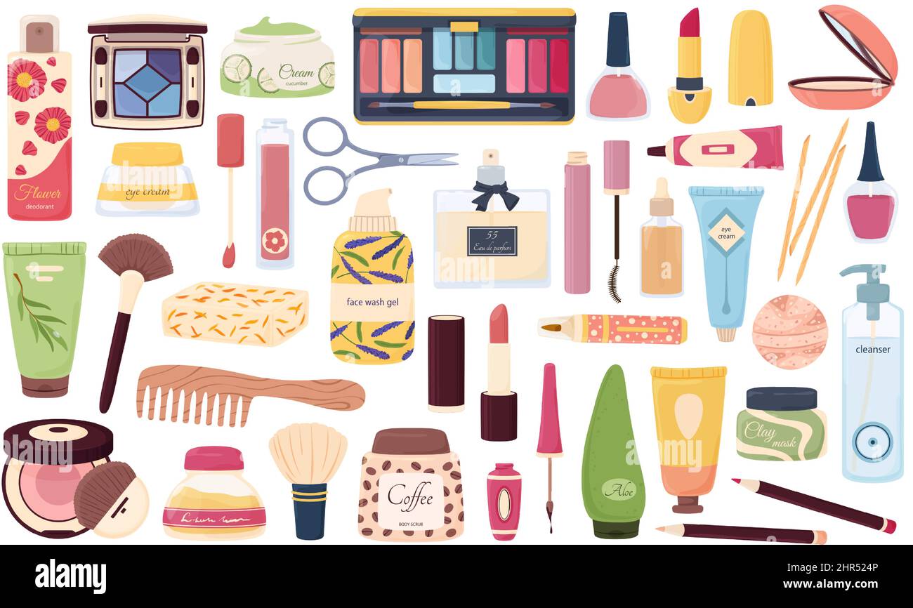 Hair products bottles Stock Vector Images - Alamy
