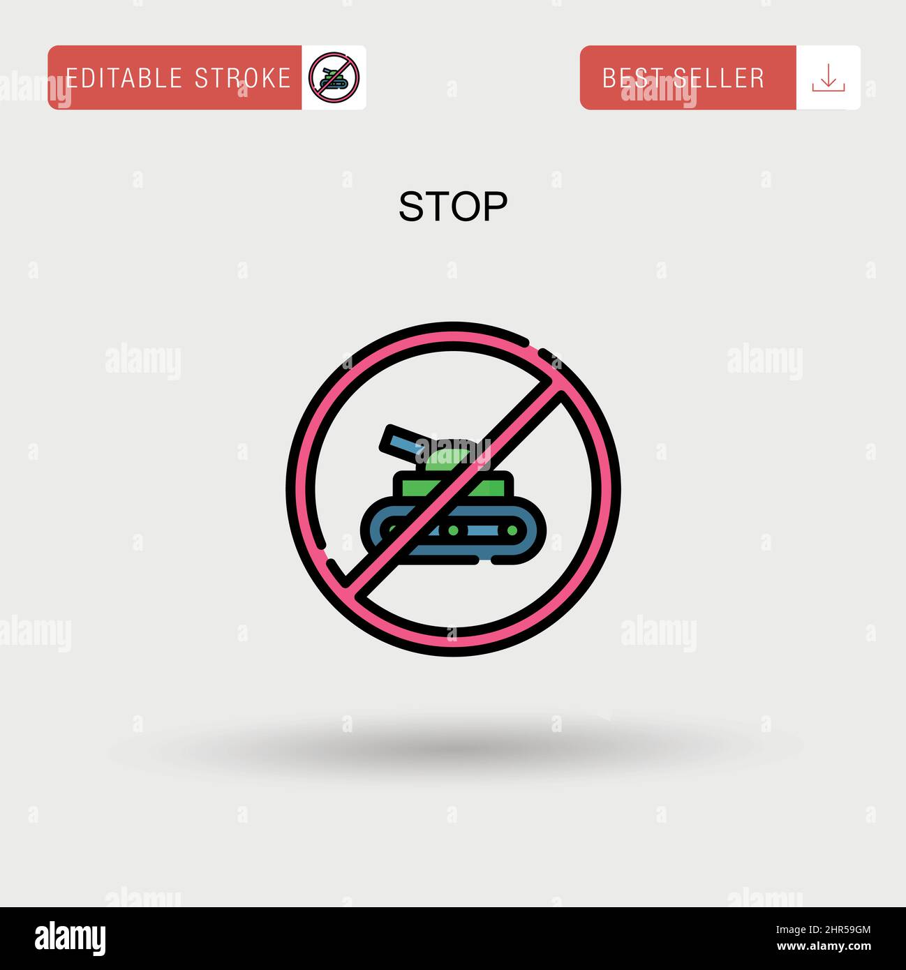 Stop symbol safety Stock Vector Images - Alamy
