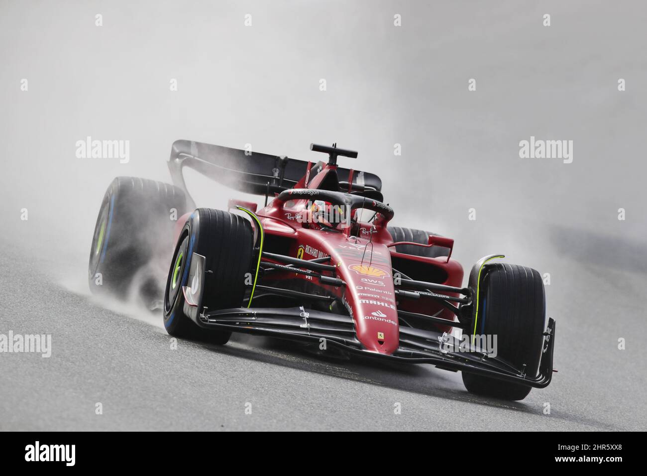 Barcelona, Spain. 25th Feb, 2022. Carlos Sainz Jr (ESP) Ferrari F1-75. Formula One Testing, Day 3, Friday 25th February 2022