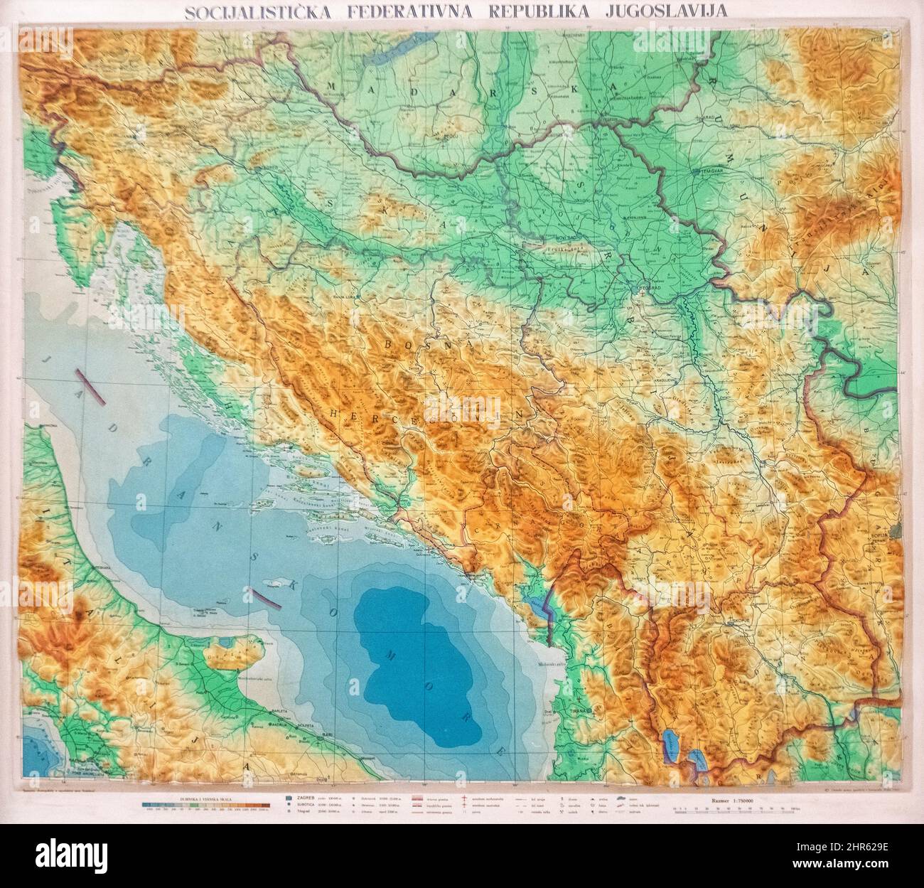 Yugoslavia map hi-res stock photography and images - Alamy