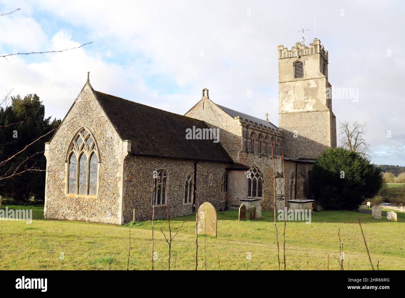 St Mary's Church, Coddenham, Suffolk Stock Photo