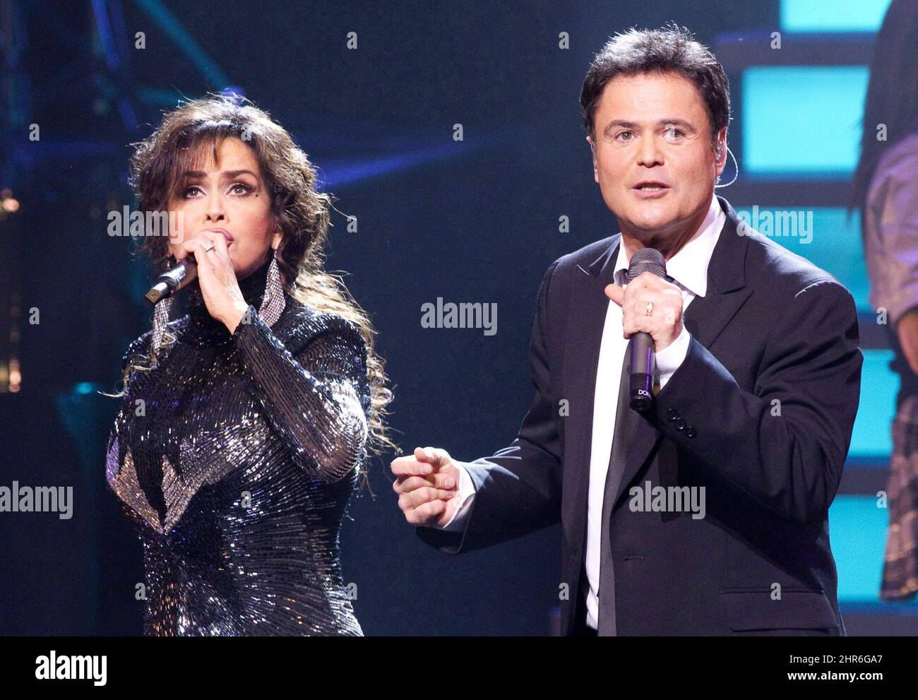 Donny and Marie Osmond perform in Toronto on July 6, 2011. The brother and sister act are bringing their wholesome brand of holiday cheer to Toronto for a two-week engagement this Christmas. THE CANADIAN PRESS/Chris Young Stock Photo