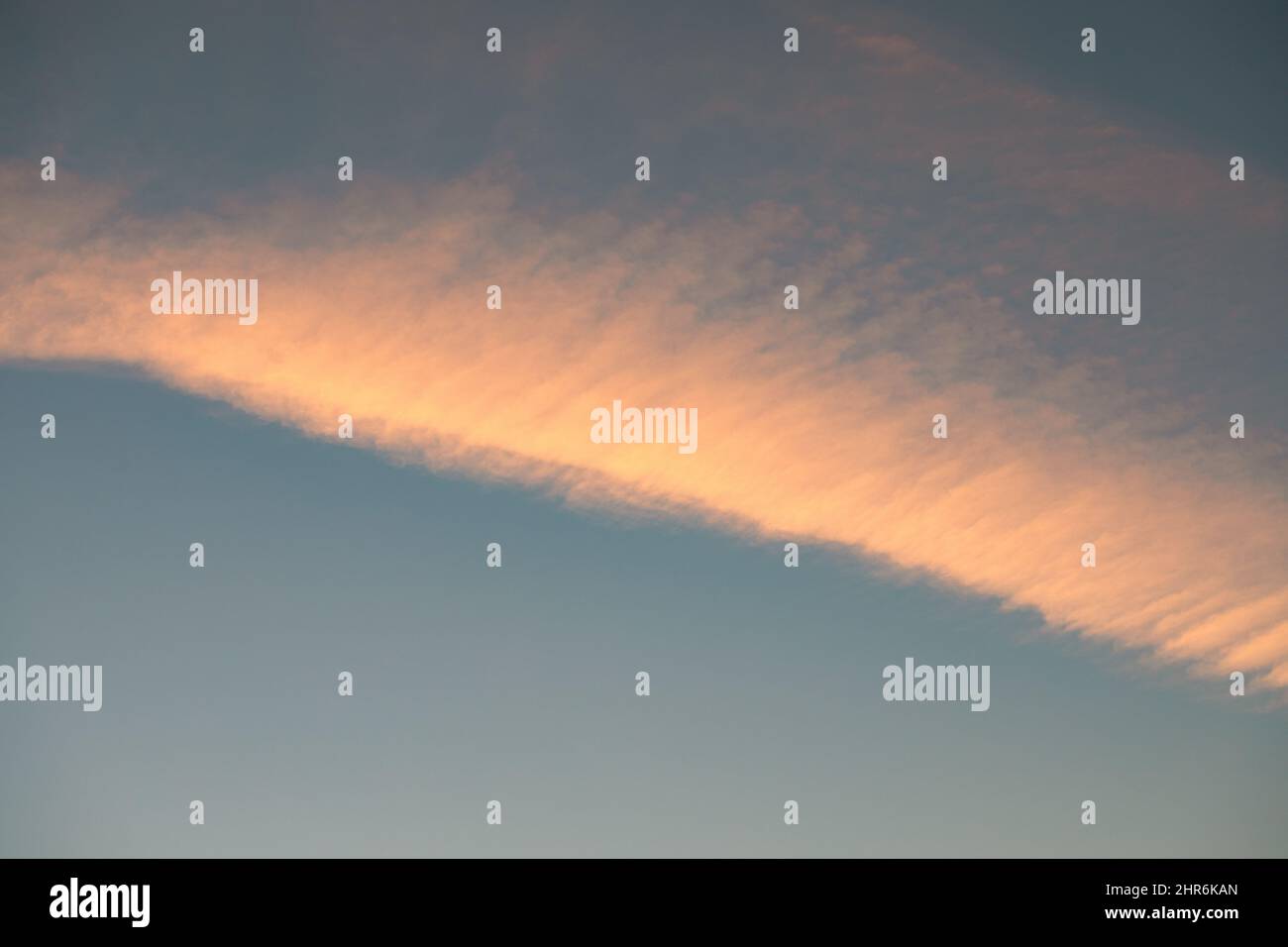 Traces of planes in the sky, exhaust fumes in nice lines on a blue