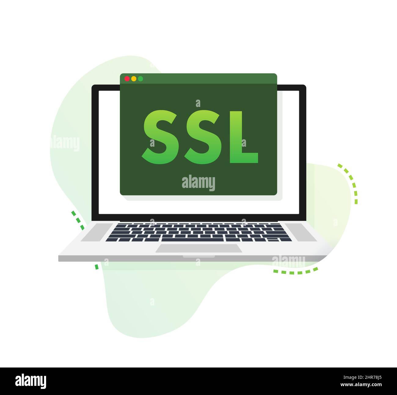 Secure internet connection SSL icon. SSL safe guard. Vector stock ...